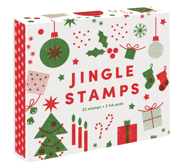 Games Room Jingle Stamps stämpelset 22 delar jul