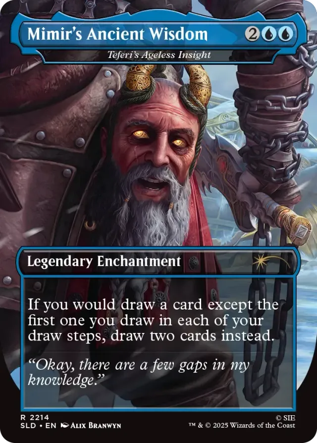 Magic Secret Lair God of War Norse kortset foilutgåva