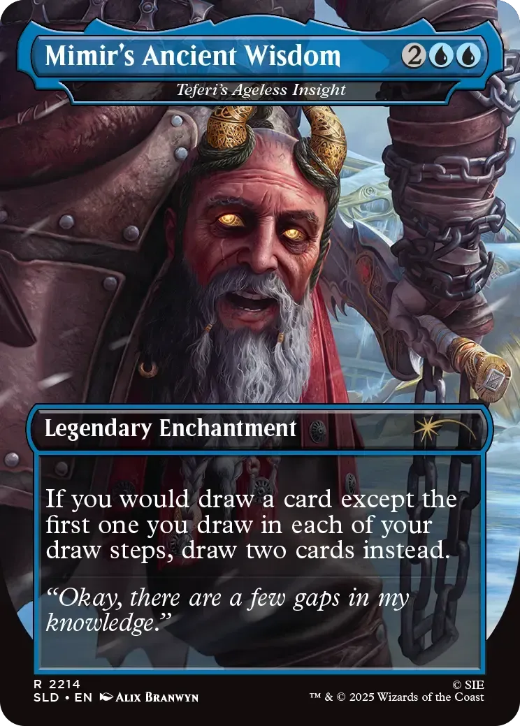 Magic Secret Lair God of War Norse kortset foilutgåva