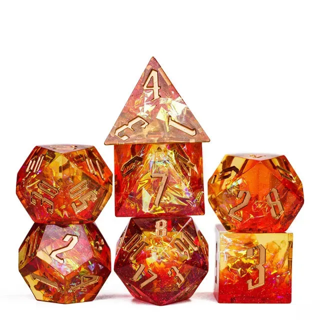 Dragon's Lair Flame Dice tärningsset rollspel