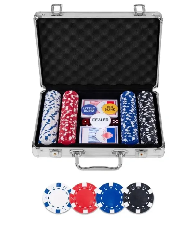 Dragon’s Lair pokerset metallväska 200 marker 11,5 g