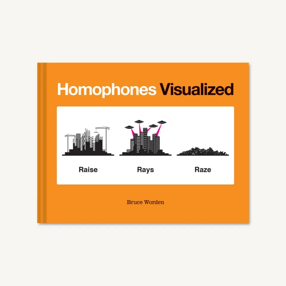 Chronicle Books Homophones Visualized bok 100 ordpar
