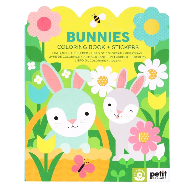 Games Room Bunnies målarbok klistermärken påsk