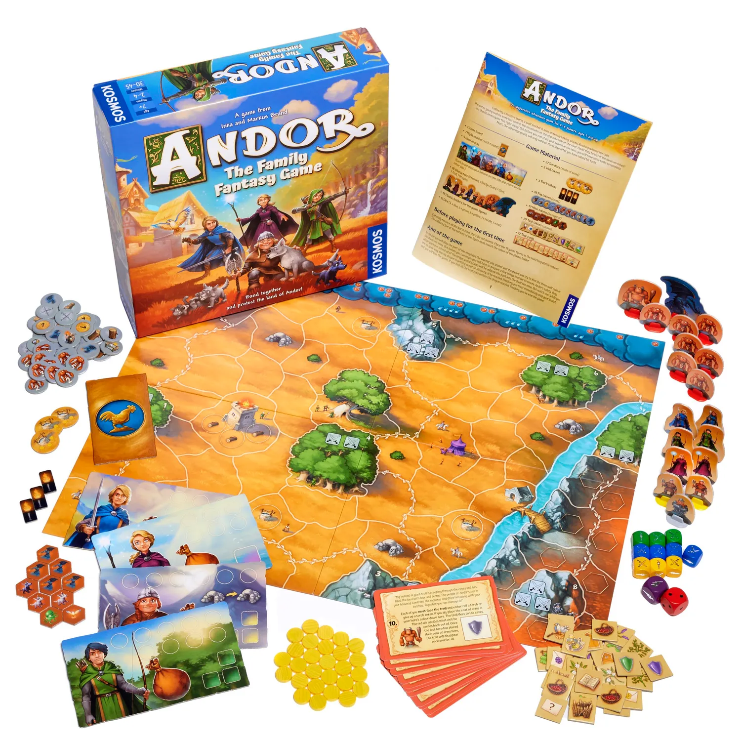 Kosmos Andor Family Fantasy brädspel familj samarbete