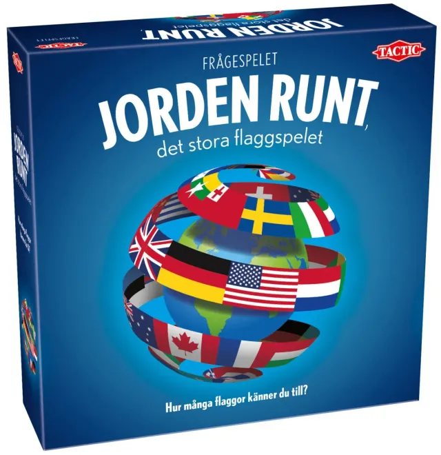 Tactic Jorden Runt frågespel svenska regler familjespel