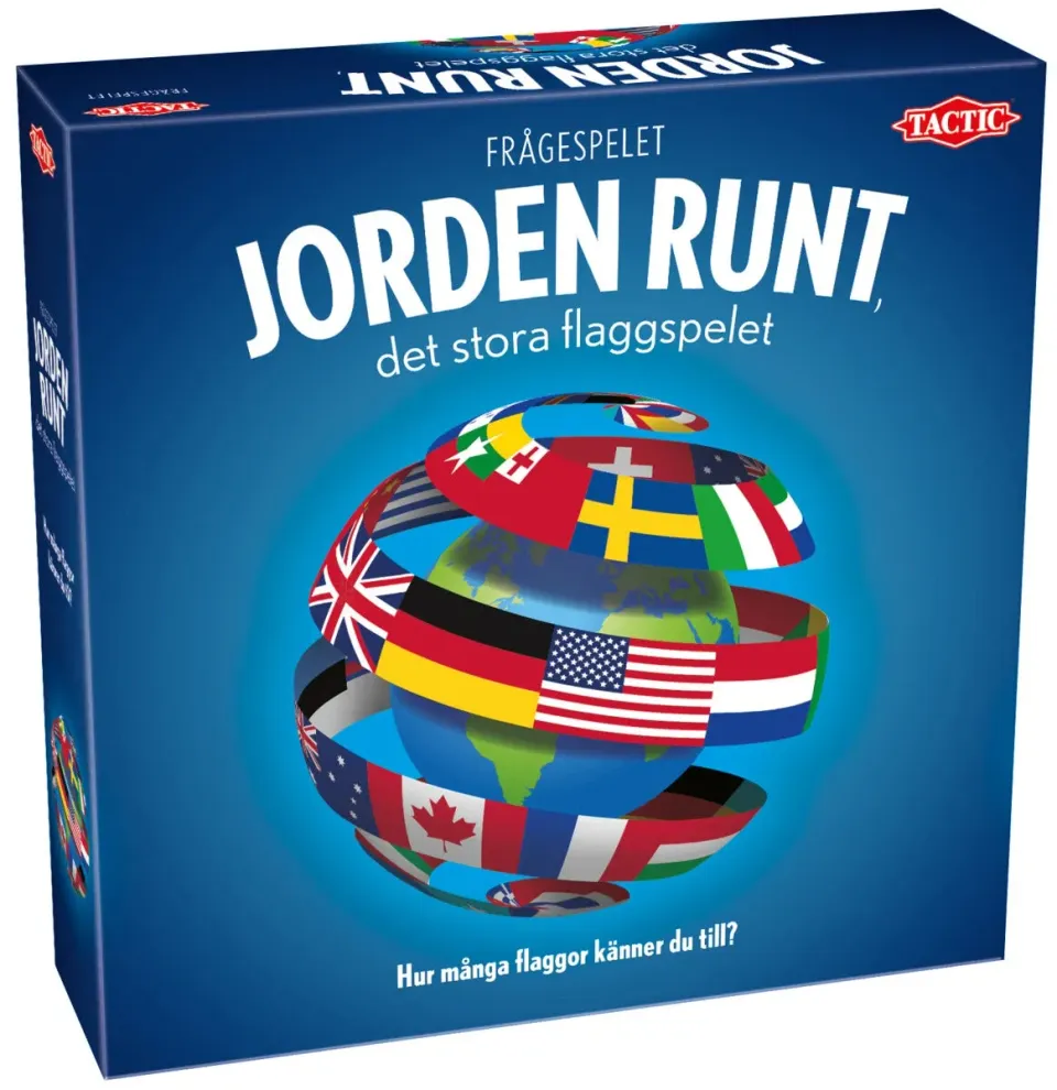 Tactic Jorden Runt frågespel svenska regler familjespel