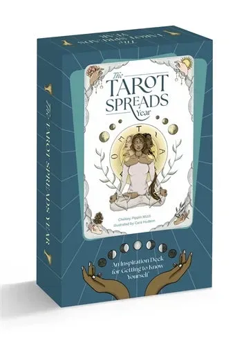 Tarot Spreads Year tarotkortlek 52 läggningar