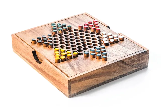 Dragon's Lair Chinese Checkers brädspel trä 2-6 spelare
