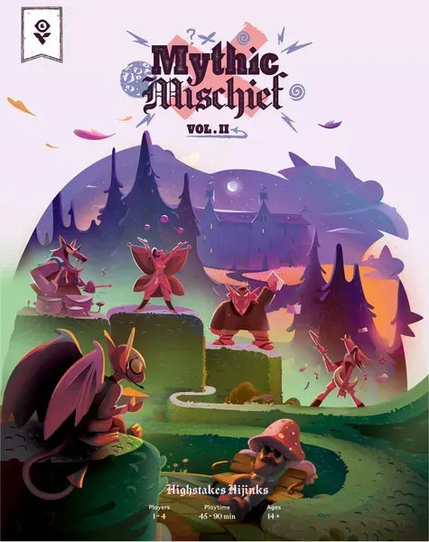 Dragon's Lair Mythic Mischief Vol. II brädspel 1-4 spel