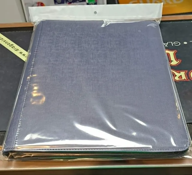Dragon's Lair Toploader Zip Cardbinder 9-Pocket 252 mörkblå