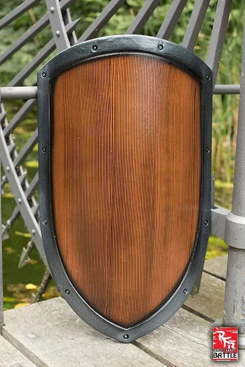 Dragon's Lair Ready for Battle Kite Shield larpsköld 60x36 cm trä