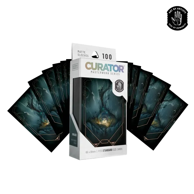 Orange Nebula Curator Smolder kortskydd 66x91 100-pack