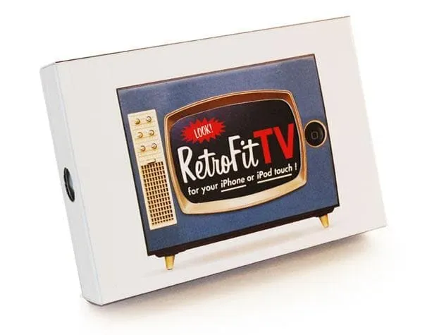 Games Room RetroFit TV mobilställ för iPhone retro