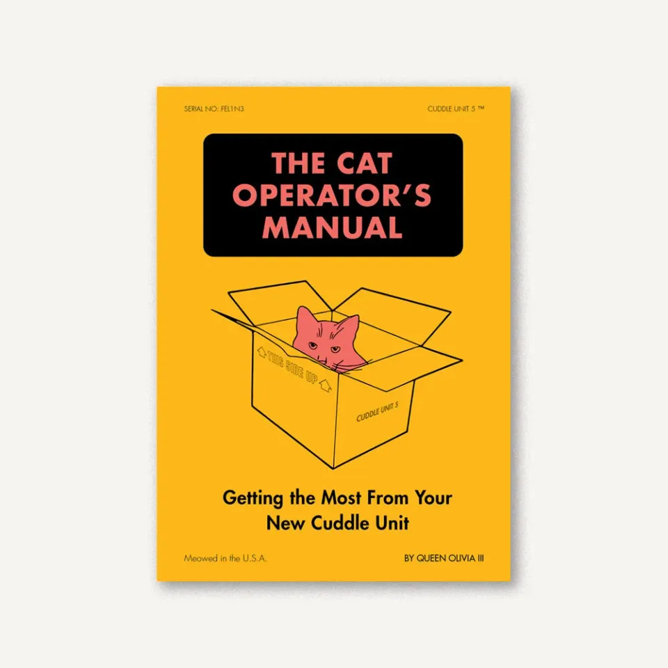 Games Room The Cat Operator's Manual bok kattälskare