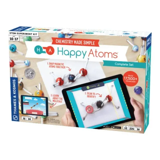 Kosmos Happy Atoms Complete Set kemilåda 50 atomer