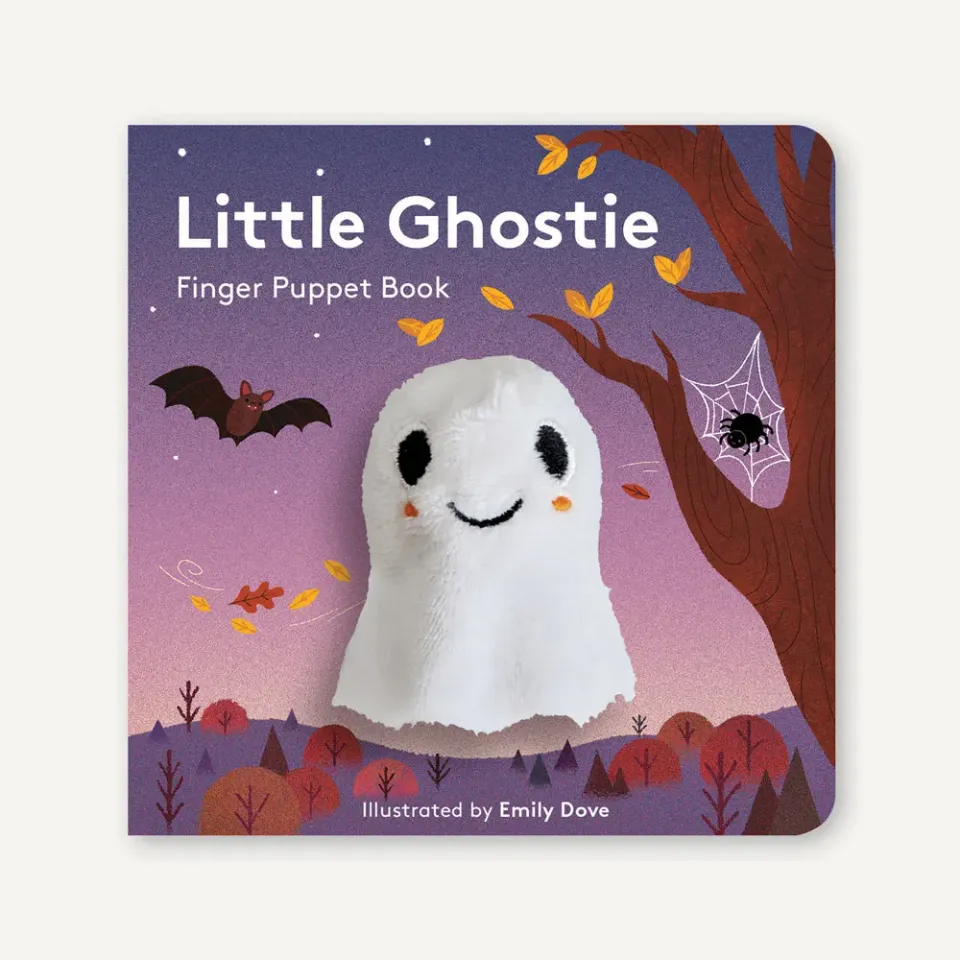 Games Room Little Ghostie pekbok fingerpuppet Halloween