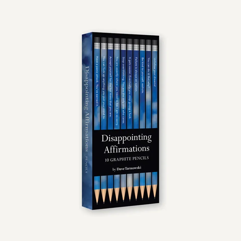Games Room Disappointing Affirmations blyertspennor HB 10-pack