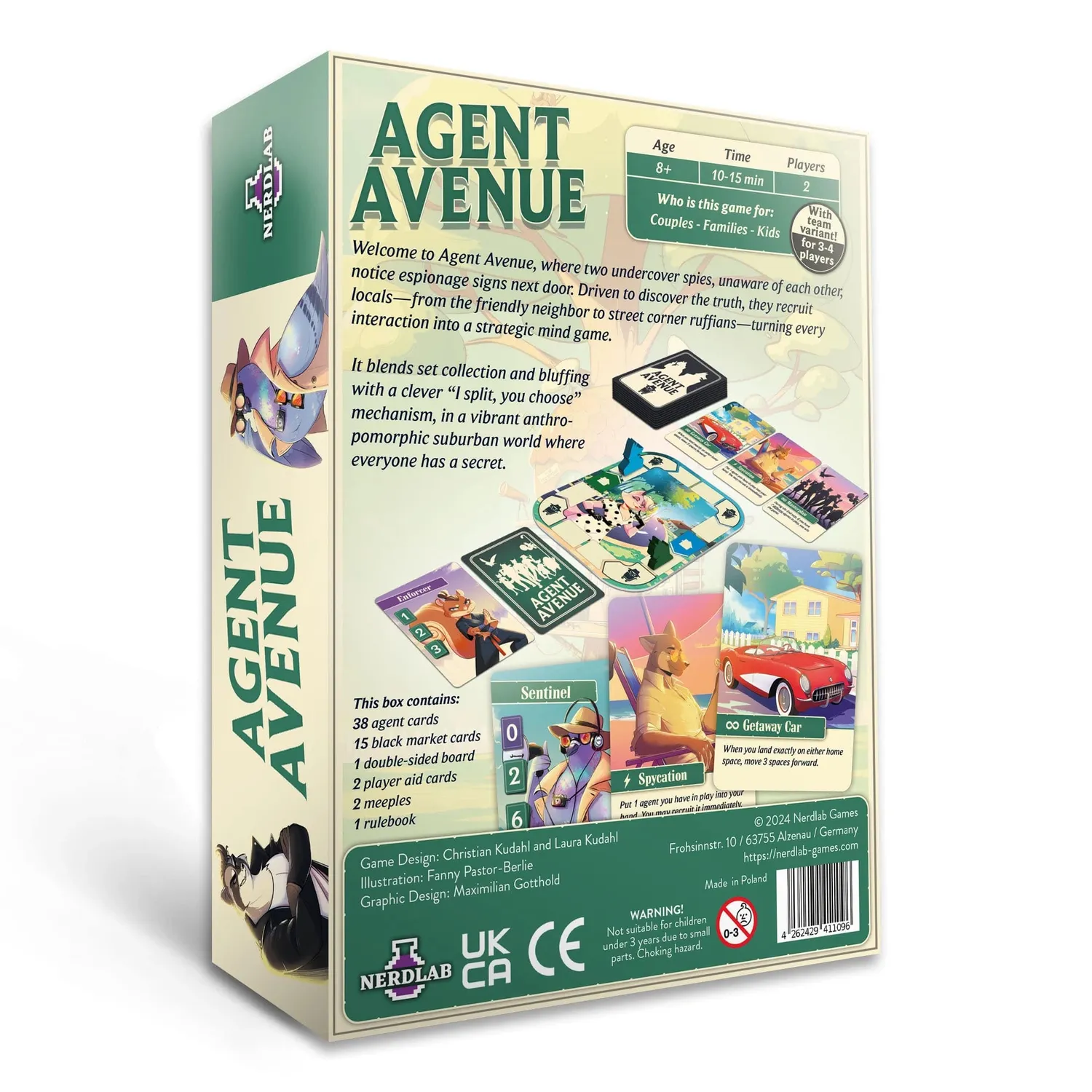 Dragon's Lair Agent Avenue kortspel svenska 2-4 spelare