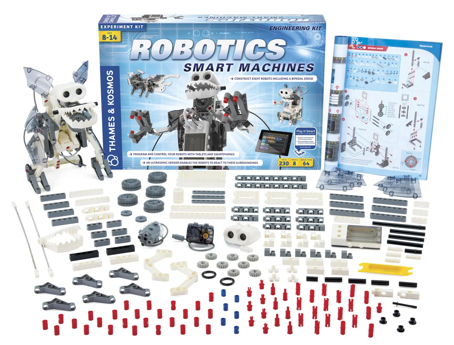 Kosmos Robotics Smart Machines robotbyggsats 8 modeller