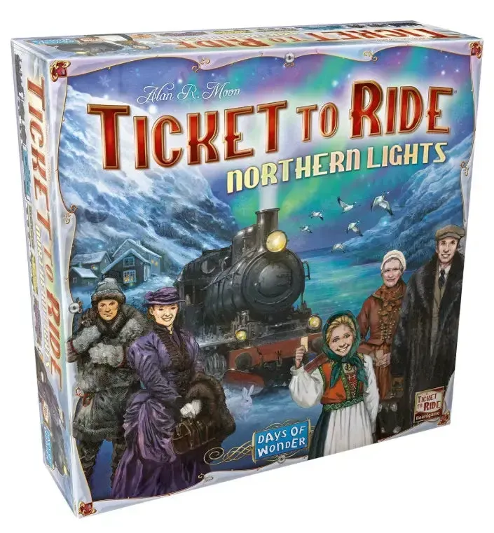 Dragon's Lair Ticket to Ride Northern Lights brädspel Norden