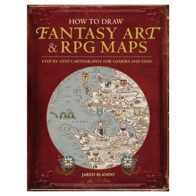 Dragon's Lair How to Draw Fantasy Art RPG Maps bok engelska