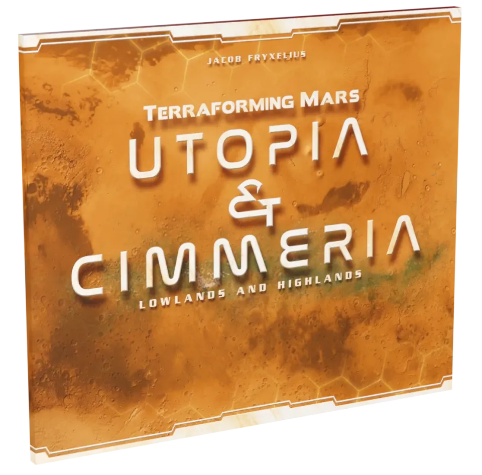 Terraforming Mars Utopia & Cimmeria expansion 2 kartor