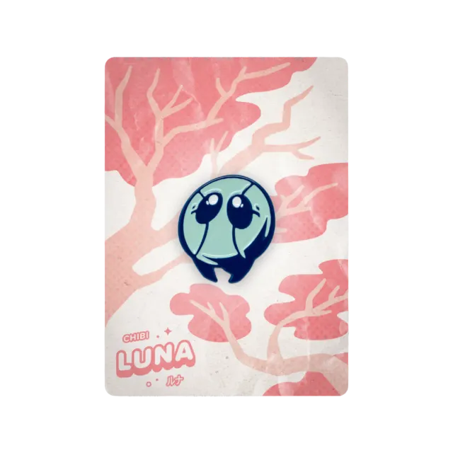 Orange Nebula LUNA Chibi LUNA pin metall
