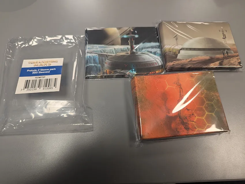 Terraforming Mars Prelude 2 Sleeve Set kortskydd 100-pack