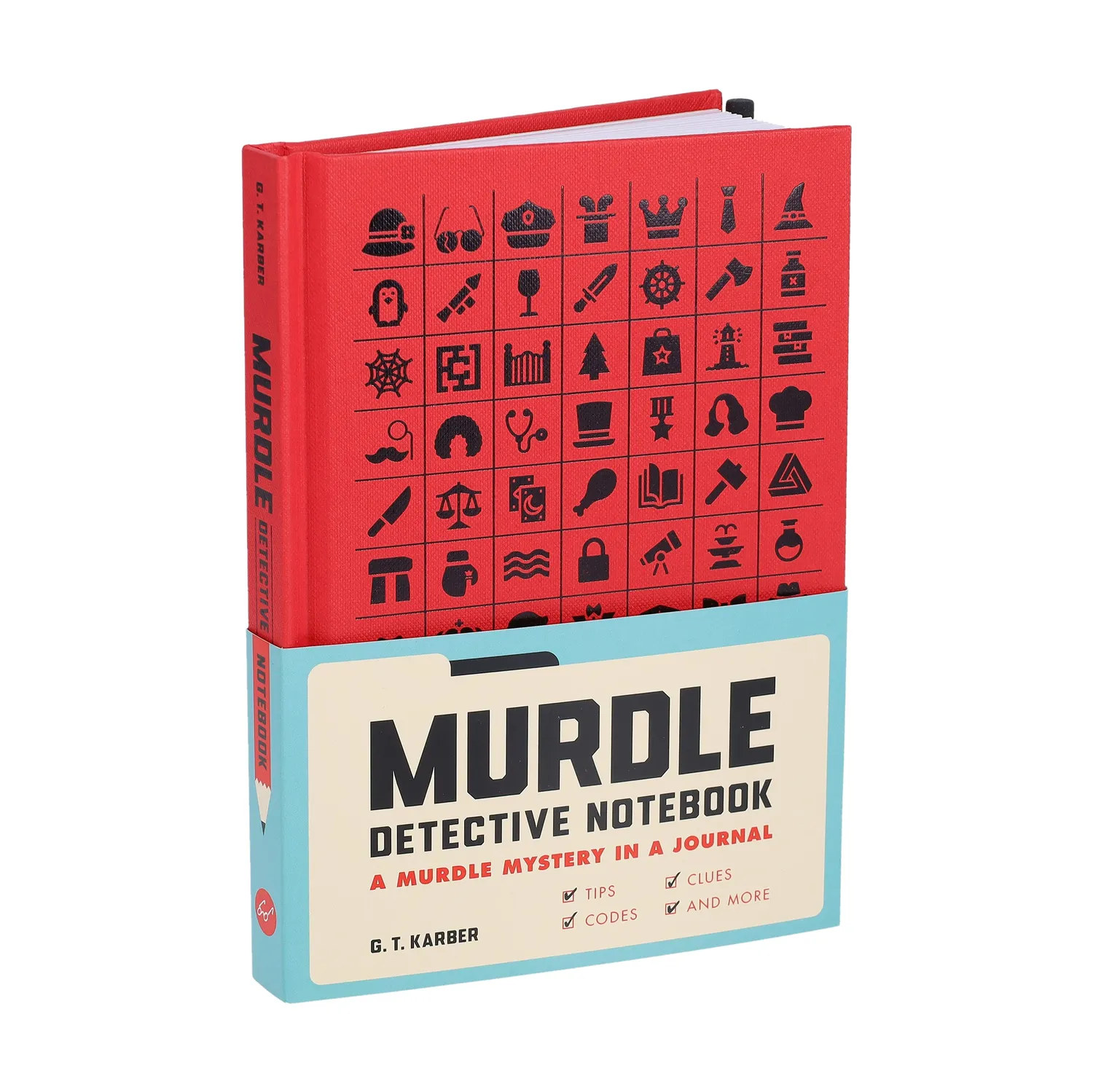 Games Room Murdle Detective Notebook anteckningsbok detektiv