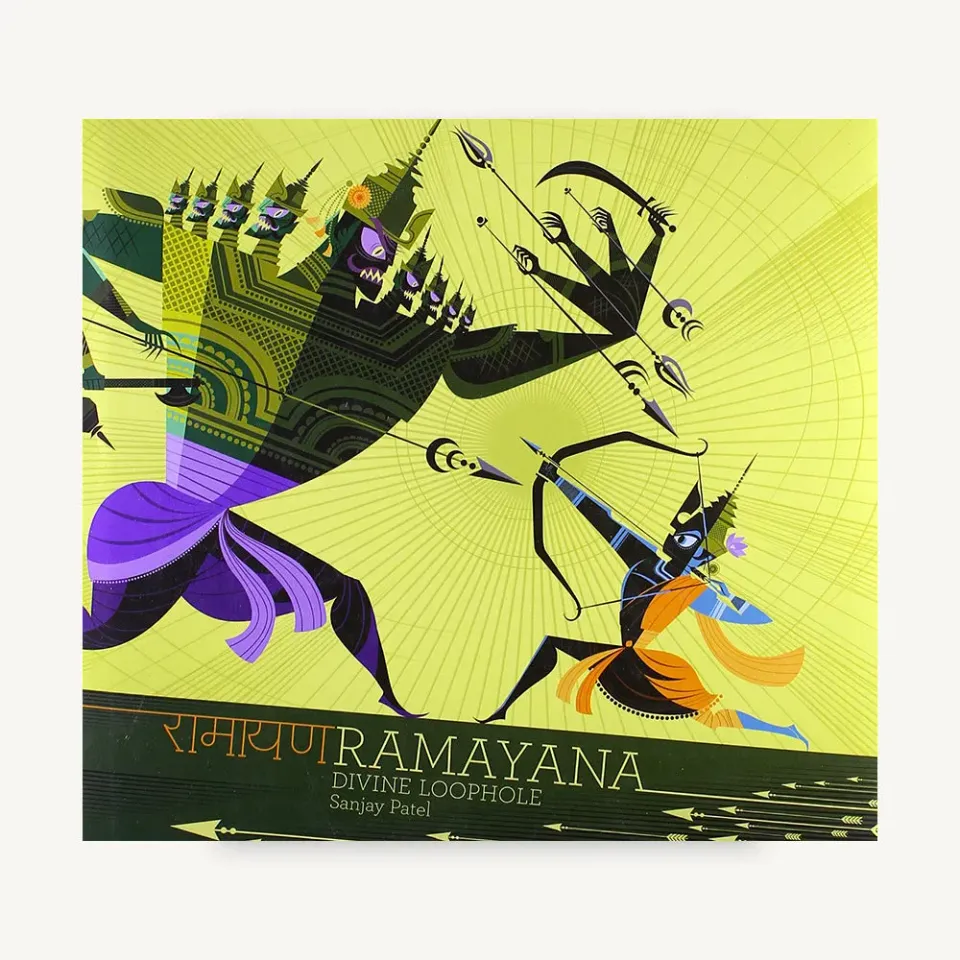 Games Room Ramayana mytbok illustrerad Sanjay Patel