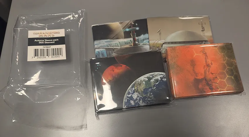 Terraforming Mars Automa Sleeve Set korthylsor 100-pack med tryck