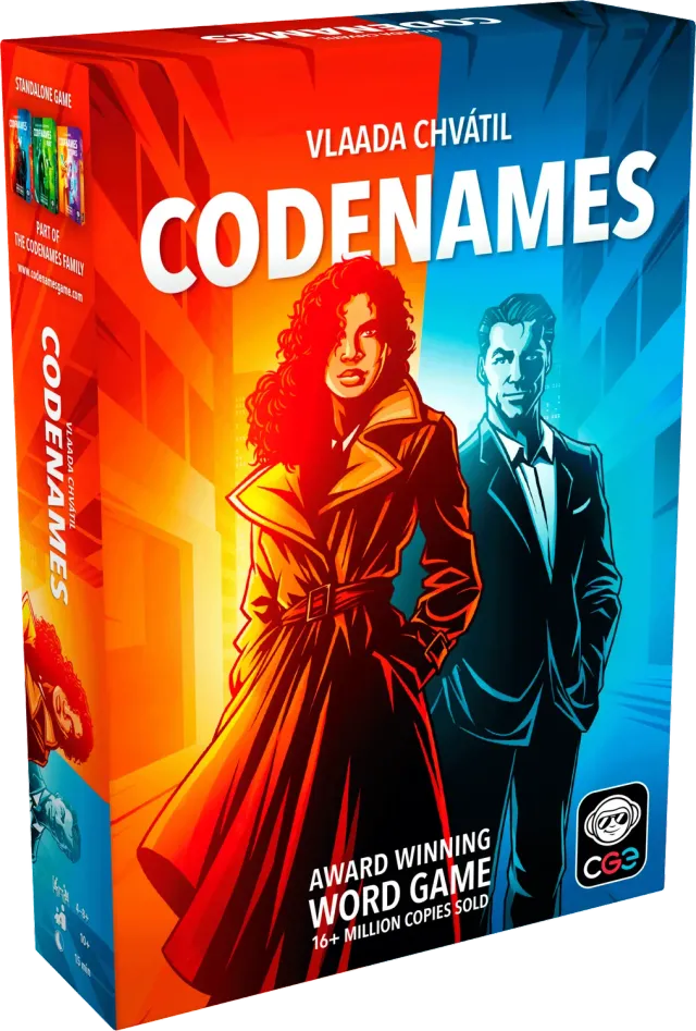 Codenames 2025 Edition partyspel ordspel spellåda