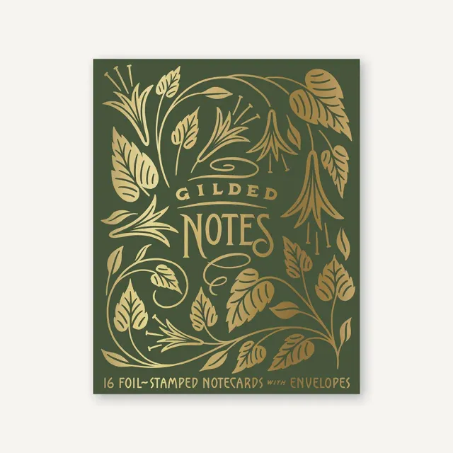 Games Room Gilded Notes kortset 16-pack guldfoil