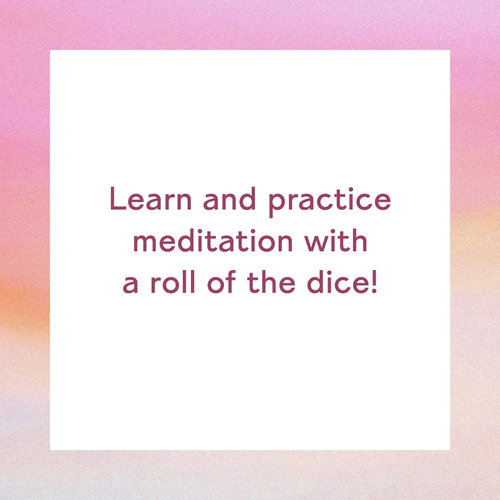 Games Room Meditation Dice tärningar 6 trä