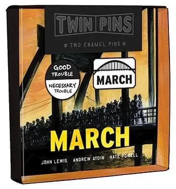 Games Room March Twin Pins emaljpin 2-pack