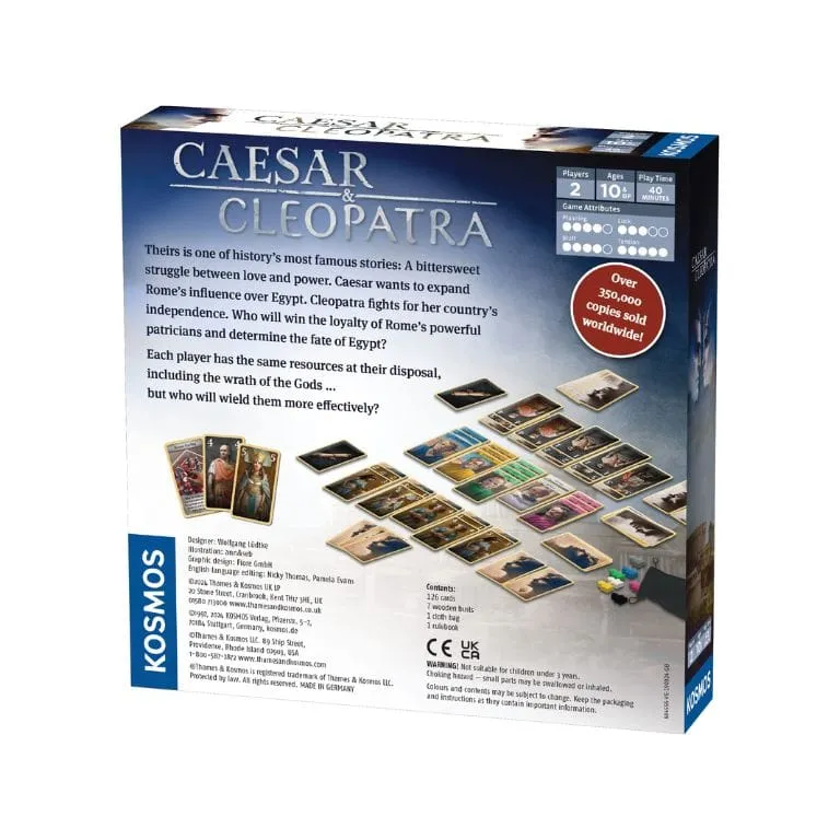Kosmos Caesar & Cleopatra kortspel 2 spelare taktik