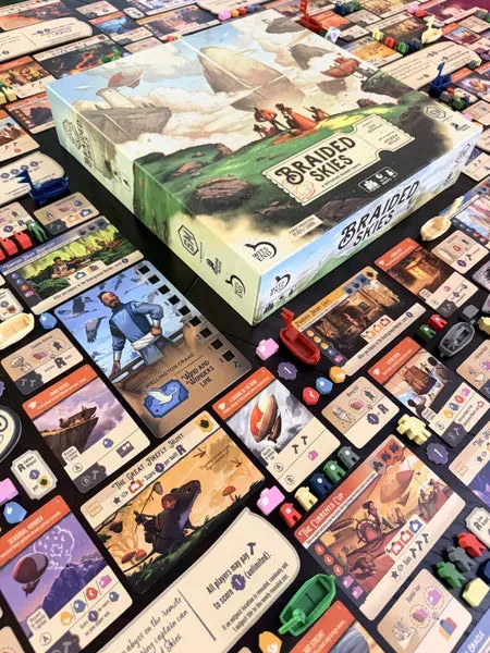 Dragon's Lair Braided Skies brädspel 1-5 spelare strategi