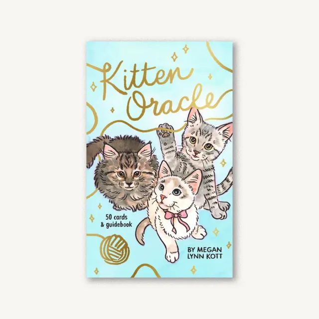 Games Room Kitten Oracle orakelkort 50 kort + guidebok