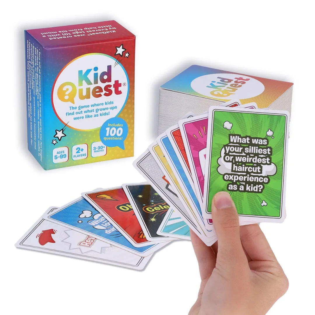 Games Room KidQuest frågekort familj 100 kort