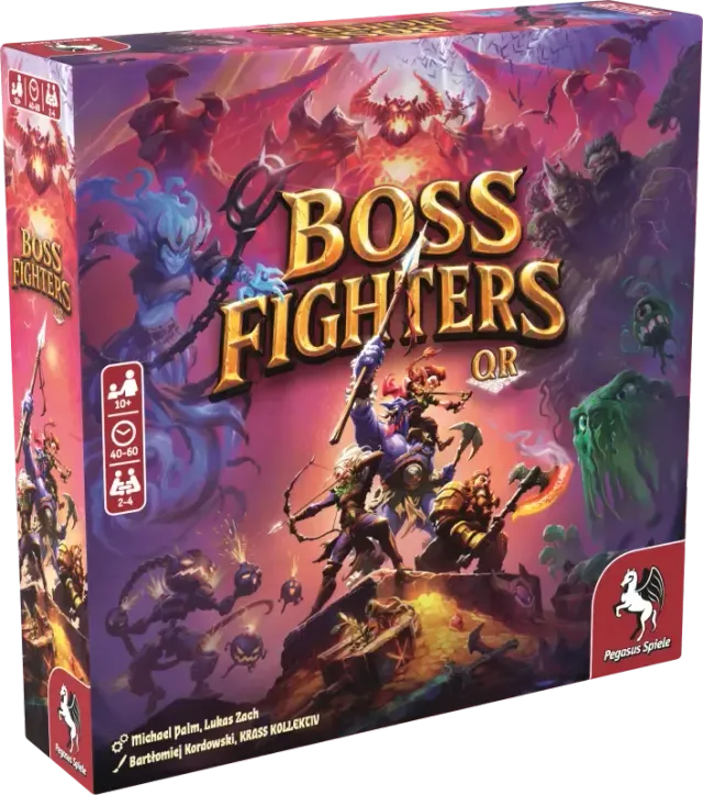 Boss Fighters QR kooperativt kortspel kampanj