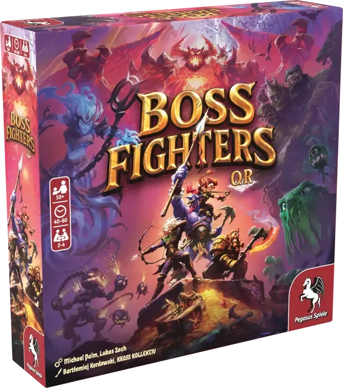 Boss Fighters QR kooperativt kortspel kampanj