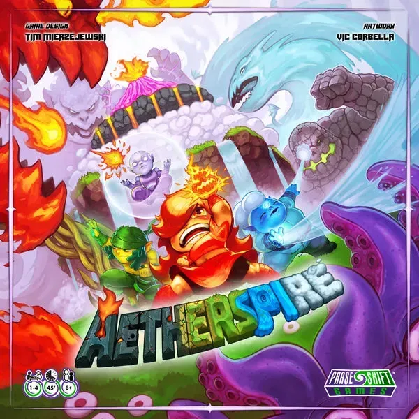Dragon's Lair Aetherspire brädspel samarbetsspel 1-4 spel