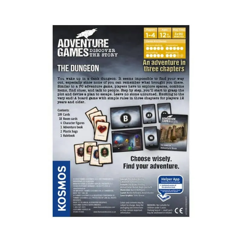 Kosmos Adventure Games The Dungeon äventyrsspel 12+