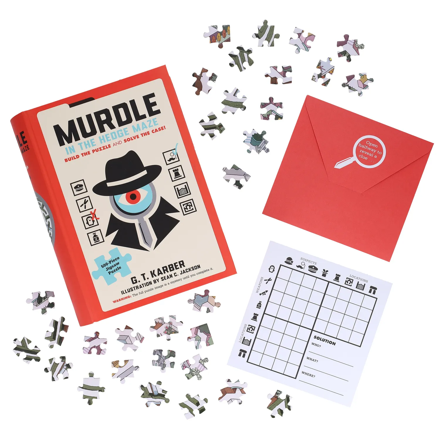 Games Room Murdle Hedge Maze pussel 500 bitar labyrint