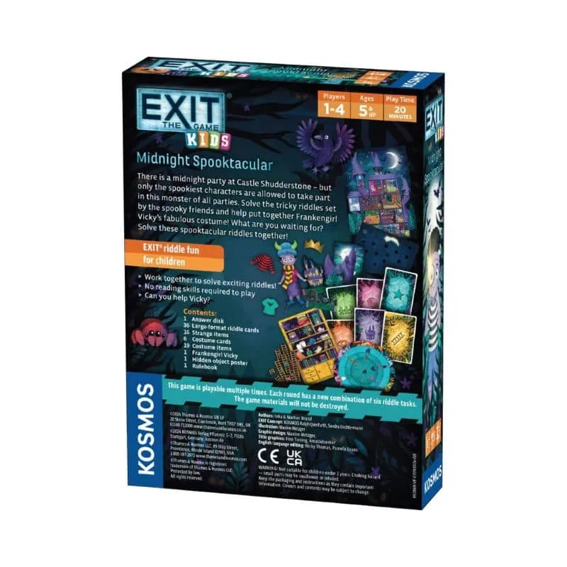 Kosmos EXIT Kids Midnight Spooktacular escapespel barn