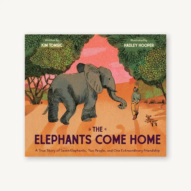 Games Room The Elephants Come Home bilderbok elefanter
