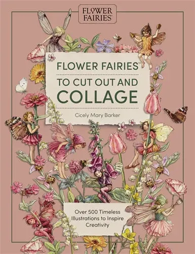 Flower Fairies to Cut Out and Collage pysselbok 500 motiv