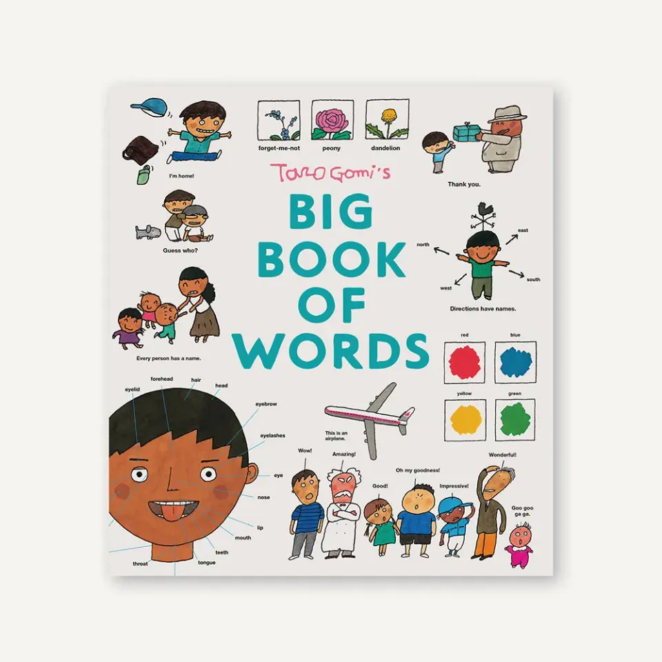 Games Room Taro Gomi's Big Book of Words bilderbok 3-5 år