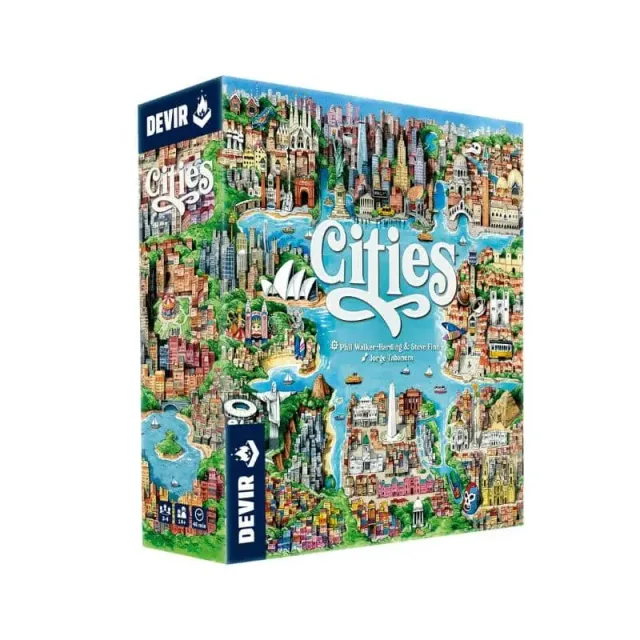 Kosmos Cities stadsbyggar sällskapsspel 2-4 spelare