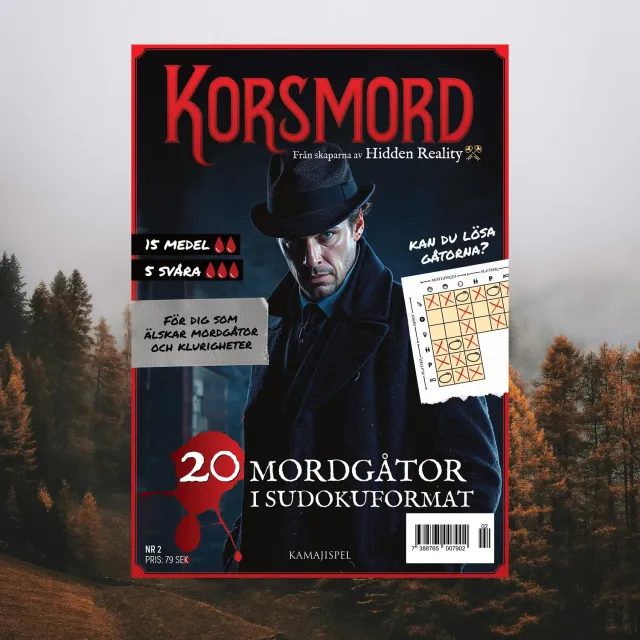 Korsmord 2 korsmordstidning medel & svår 20 gåtor